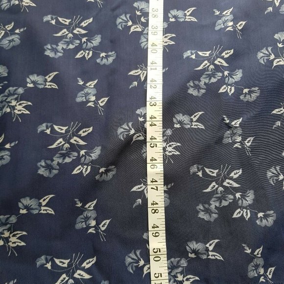 Original TY Dress Maxi Size 12 Floral Spring wear Blue Side Button Side Slits - Picture 10 of 12